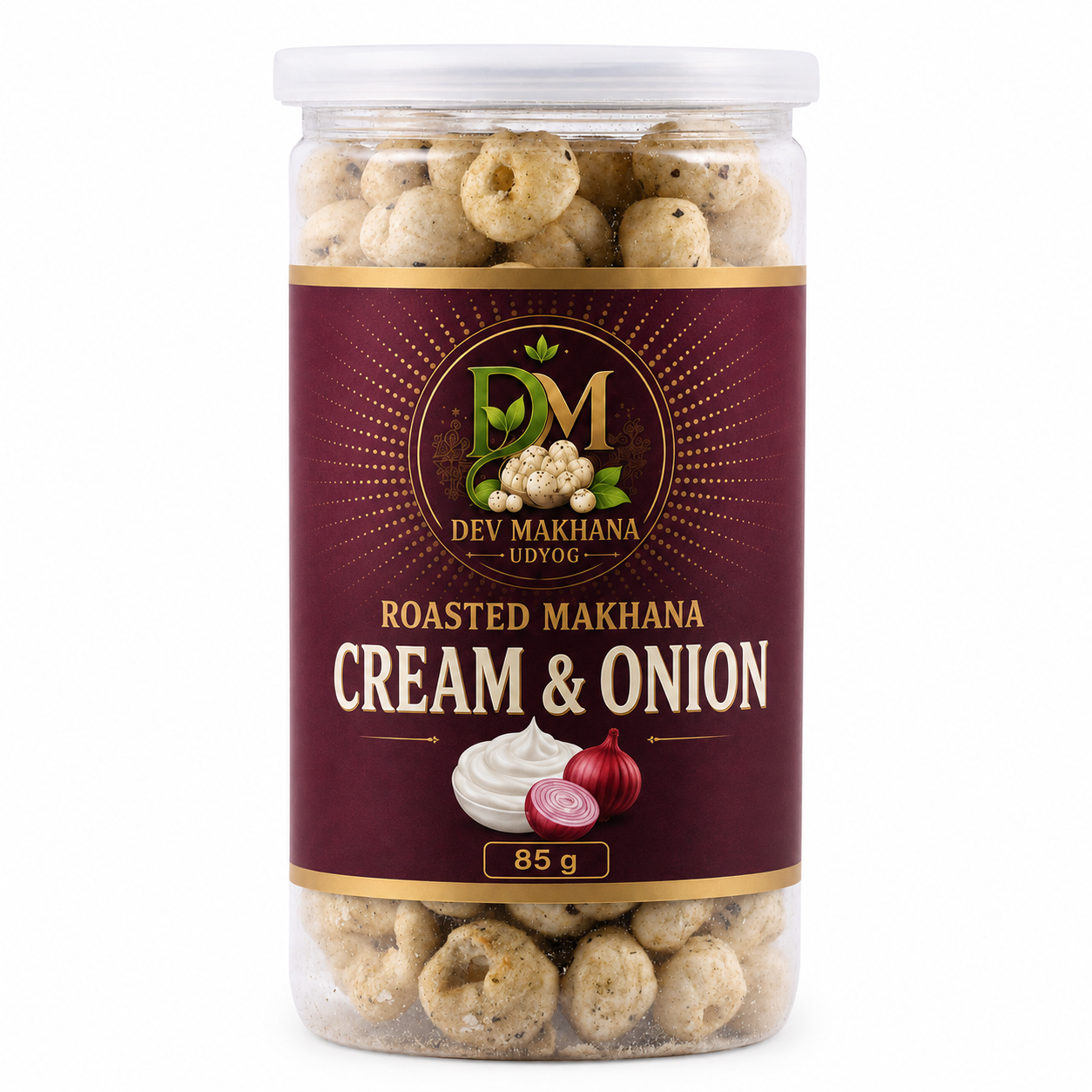 Roasted Makhana Cream & Onion (85 g)